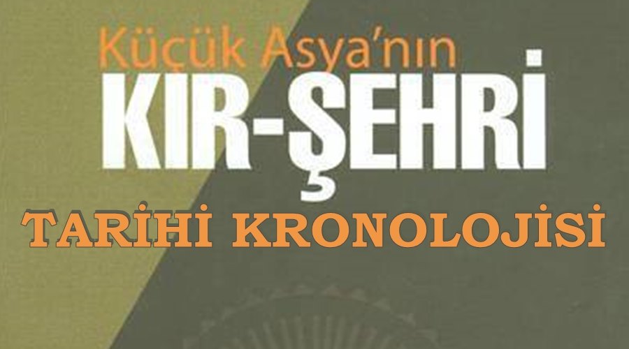 Kırşehir Tarihi Kronolojisi