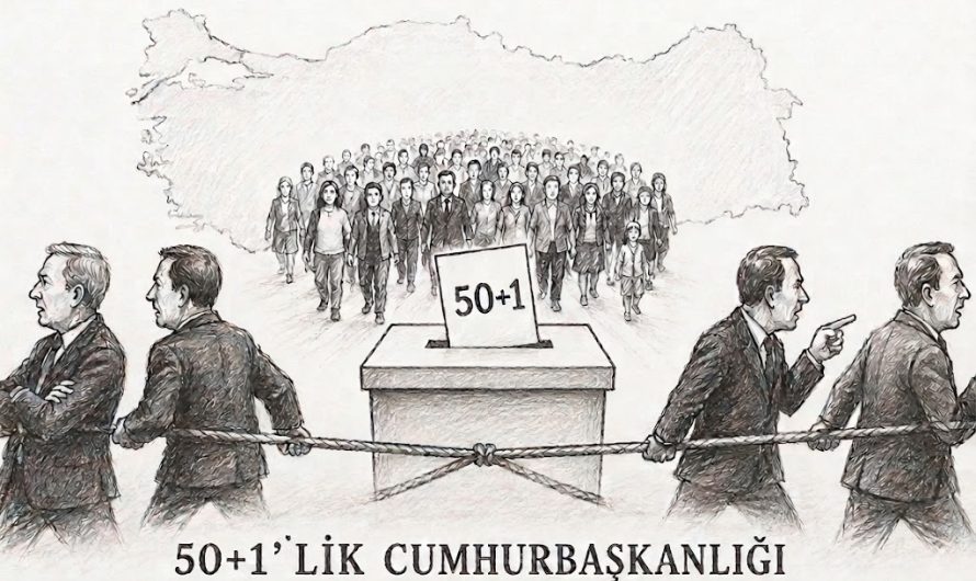  50+1’LİK CUMHURBAŞKANLIĞI SEÇİMİNE KİLİTLENMEK VARKEN…